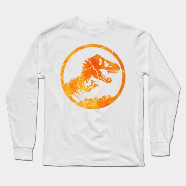 The Kingdom Falls Long Sleeve T-Shirt by JurassicArt